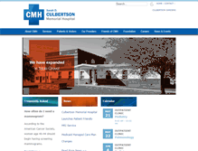 Tablet Screenshot of cmhospital.com